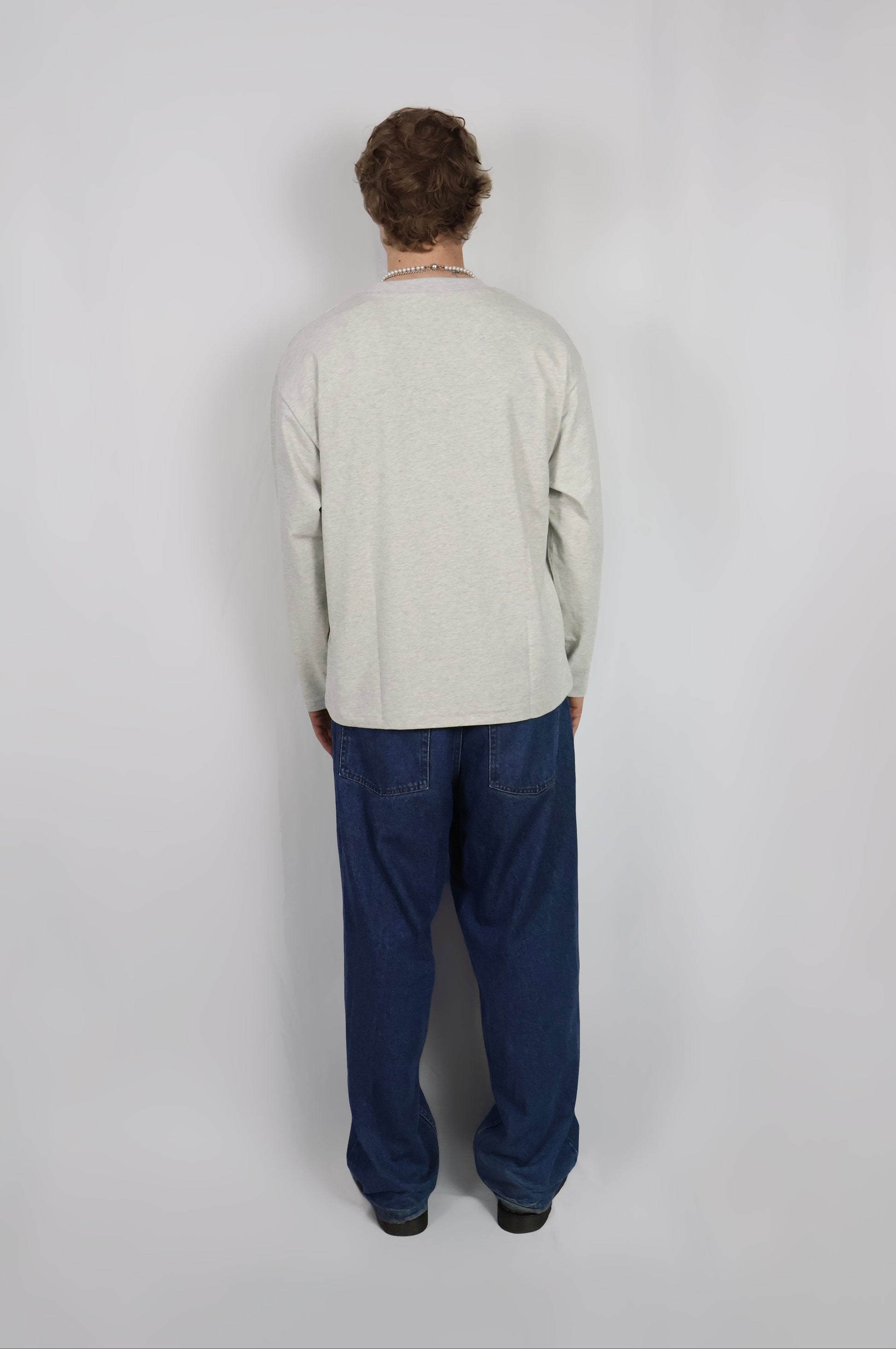 Brisi Comfort Longsleeve Grey - Rücken