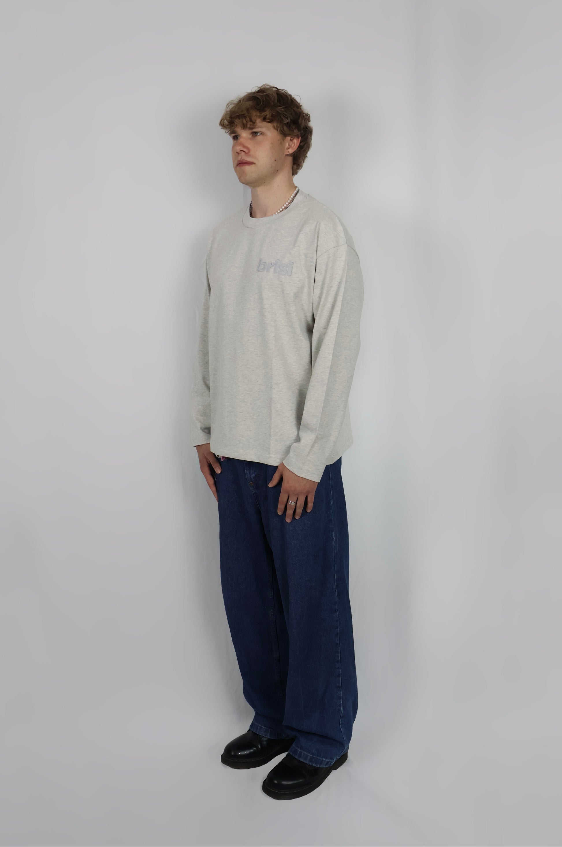 Brisi Comfort Longsleeve Grey - Lifestyle