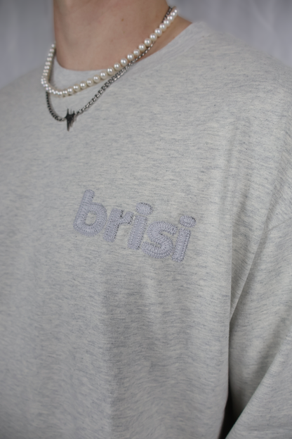 Brisi Comfort Longsleeve Grey - Detail